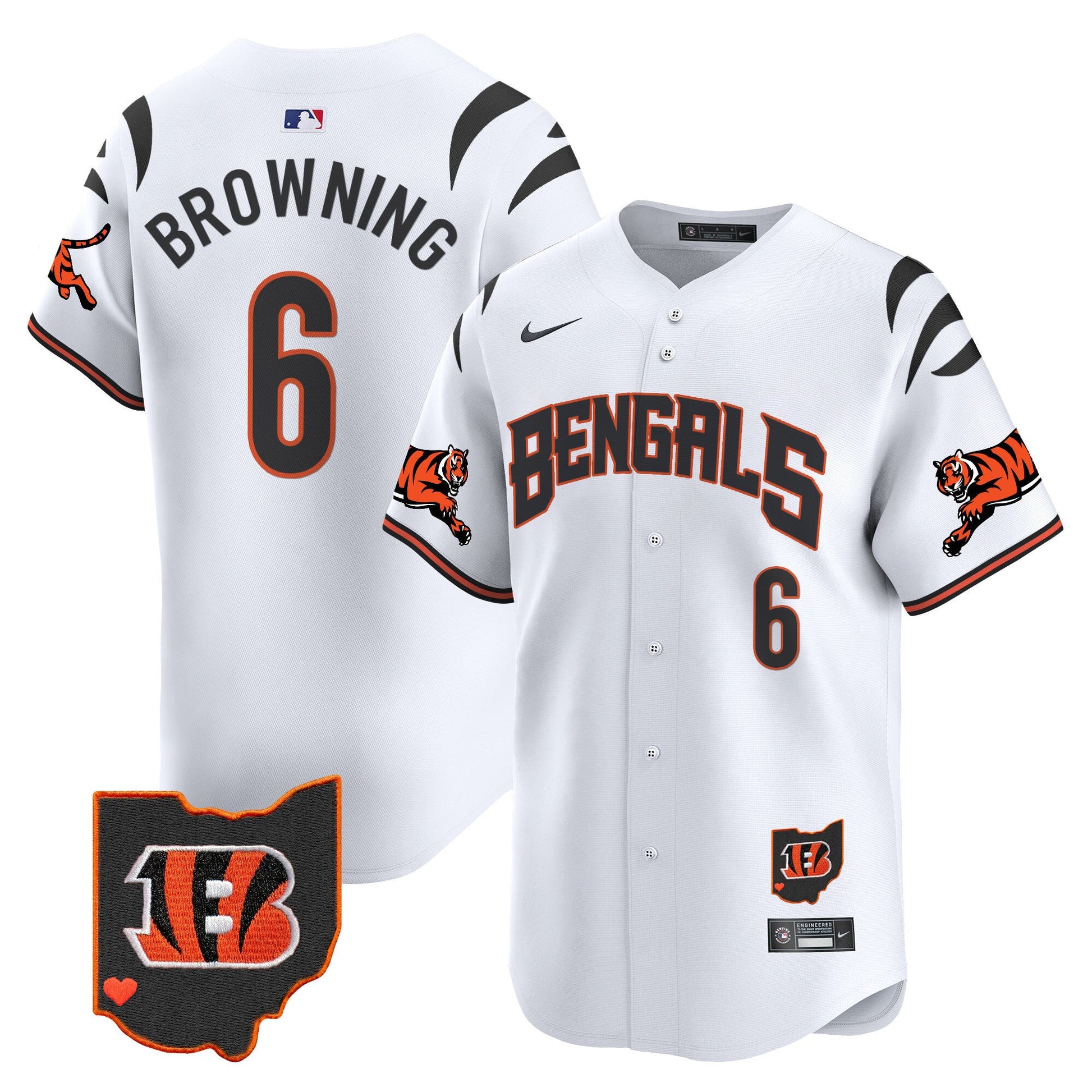 Men's Bengals Vapor Premier Limited Jersey - All Stitched