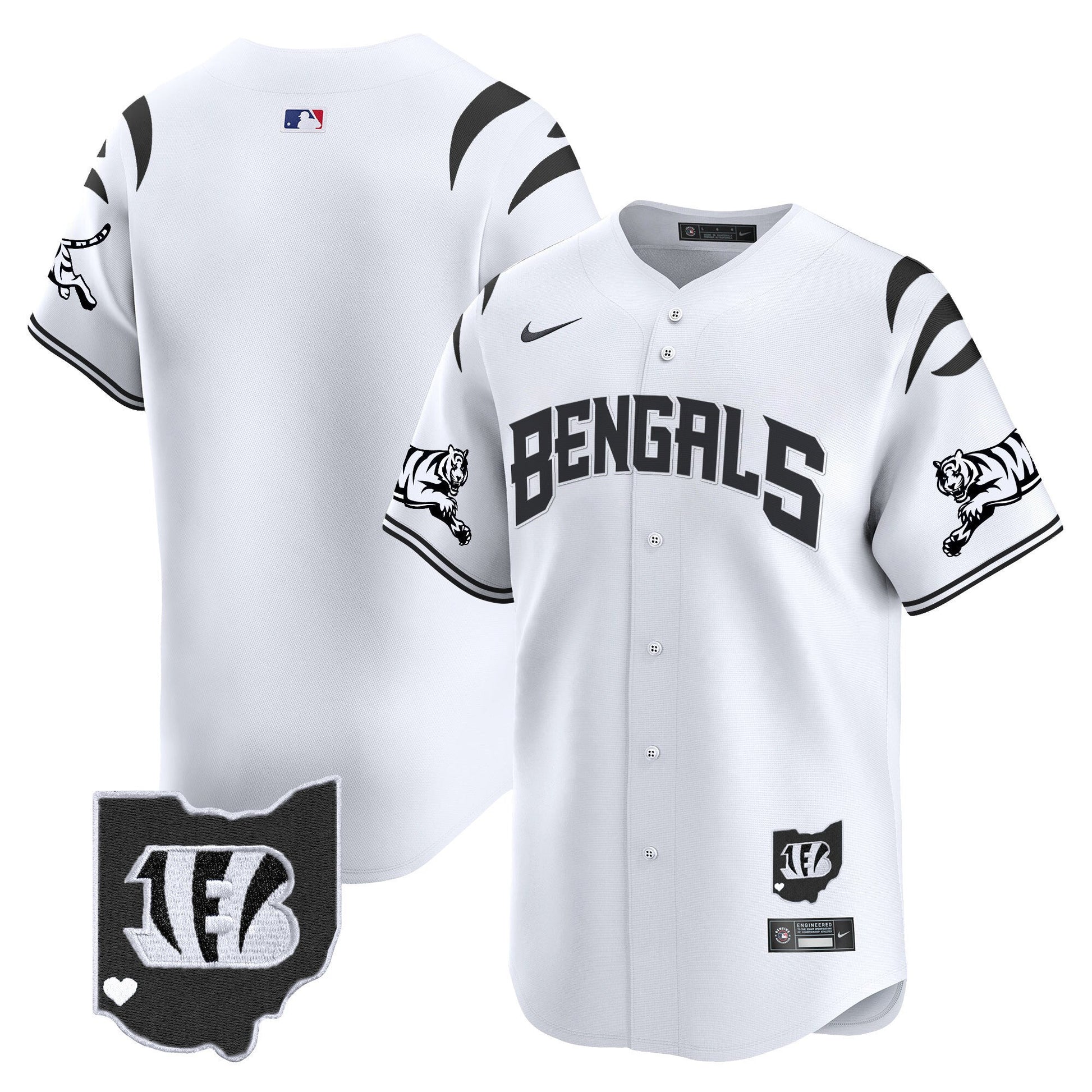 Men's Bengals Vapor Premier Limited Jersey - All Stitched