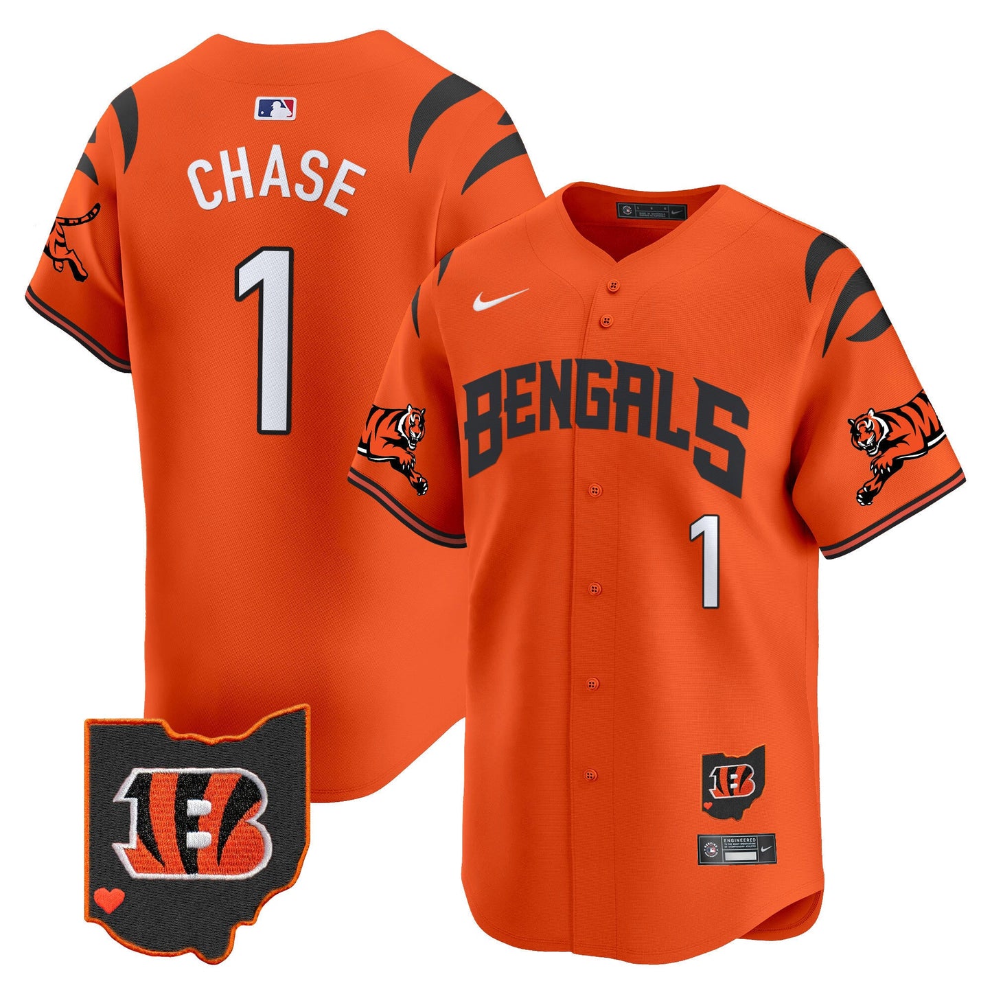 Men's Bengals Vapor Premier Limited Jersey - All Stitched