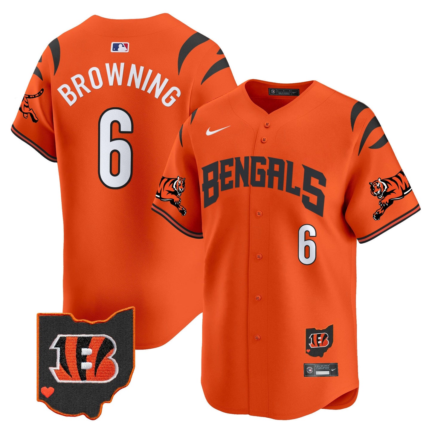 Men's Bengals Vapor Premier Limited Jersey - All Stitched