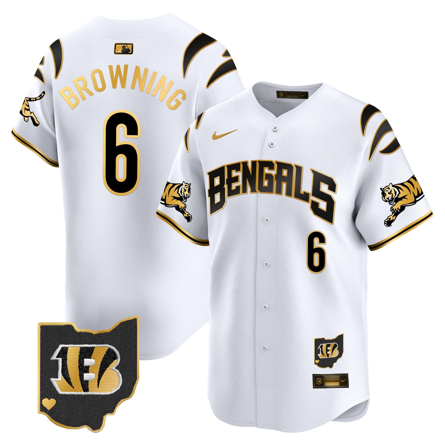 Men's Bengals Vapor Premier Limited Jersey - All Stitched