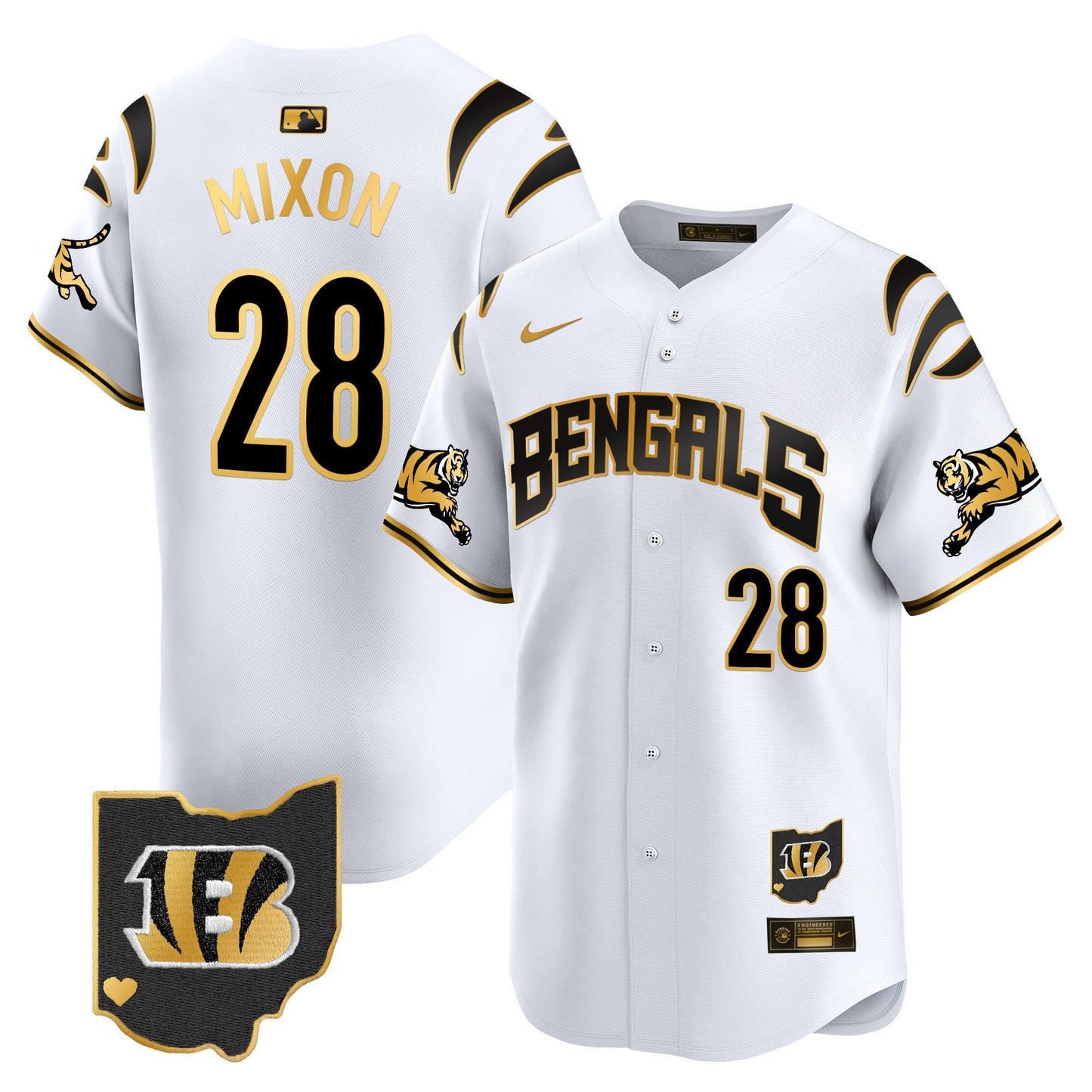 Men's Bengals Vapor Premier Limited Jersey - All Stitched