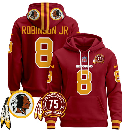 Men's Washington Redskins 2024 Pullover Hoodie - All Stitched