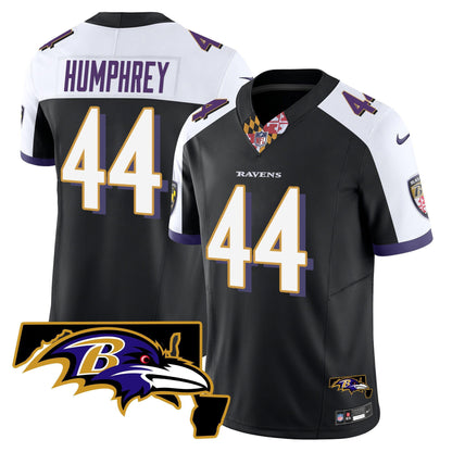 Men's Ravens Maryland Patch Vapor Limited Jersey V3 - All Stitched