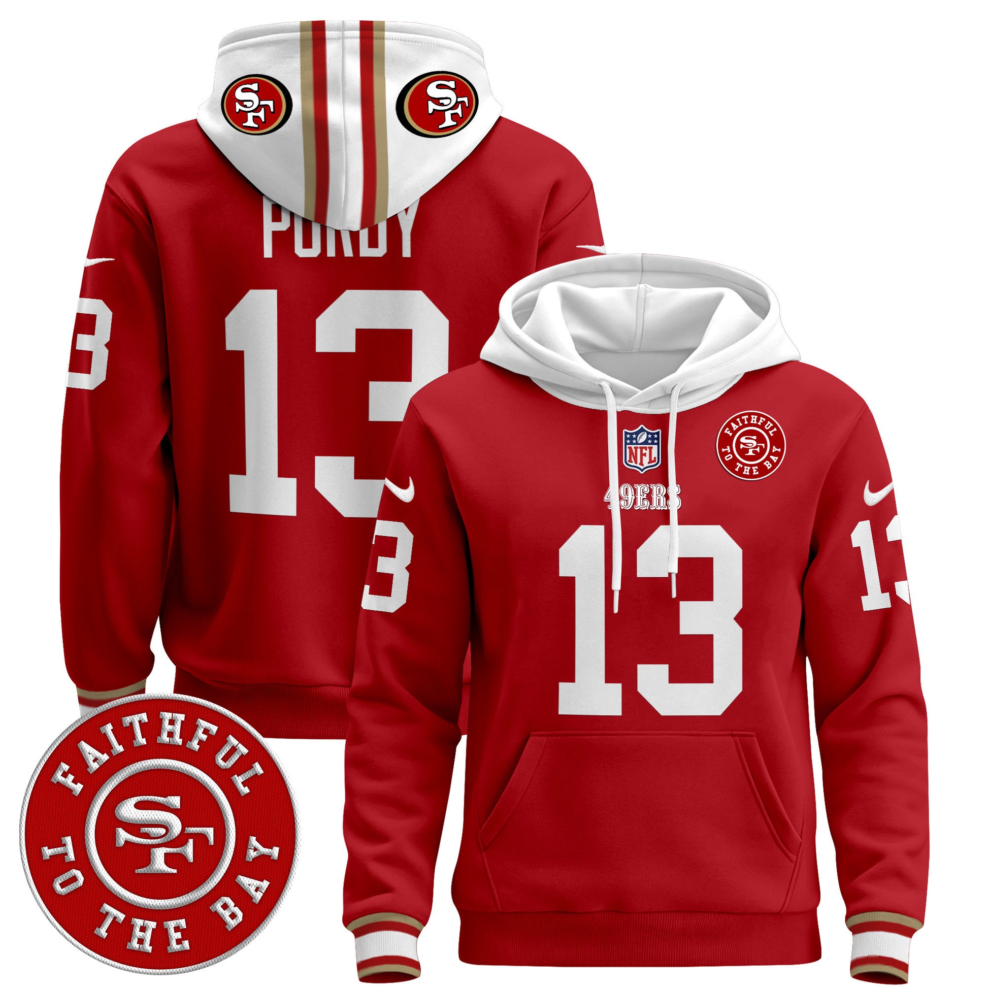 49ers 2024 Pullover Hoodie - All Stitched