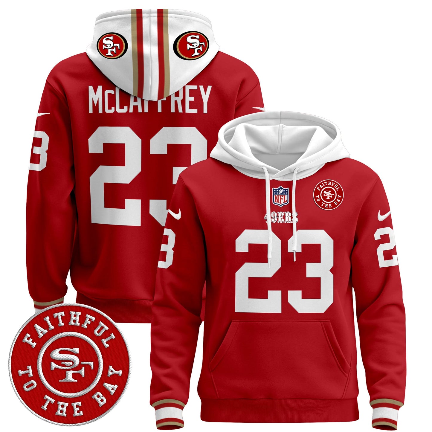 49ers 2024 Pullover Hoodie - All Stitched