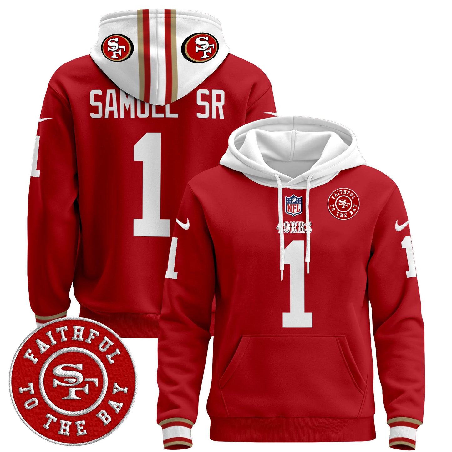 49ers 2024 Pullover Hoodie - All Stitched