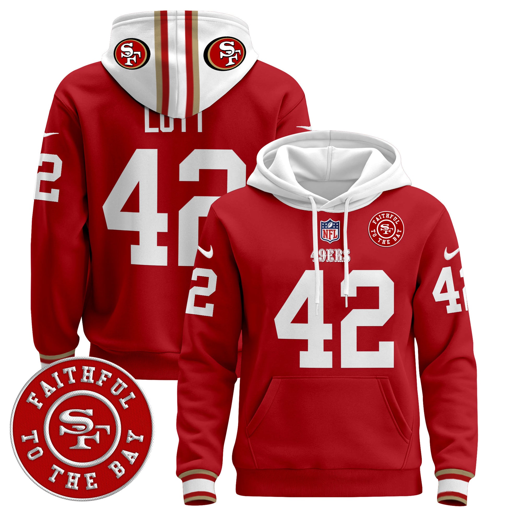49ers 2024 Pullover Hoodie - All Stitched