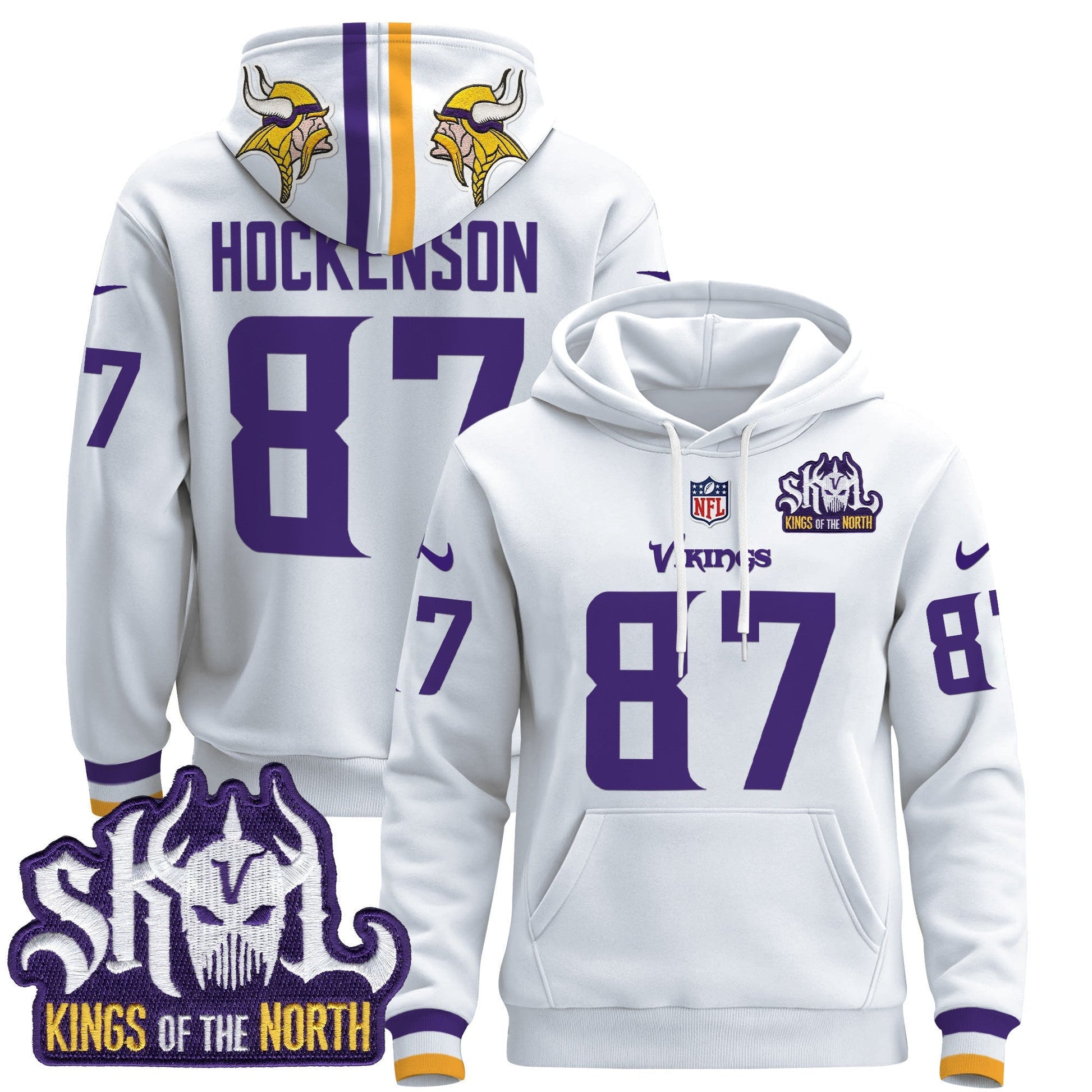 Men's Minnesota Vikings 2025 Pullover Hoodie - All Stitched
