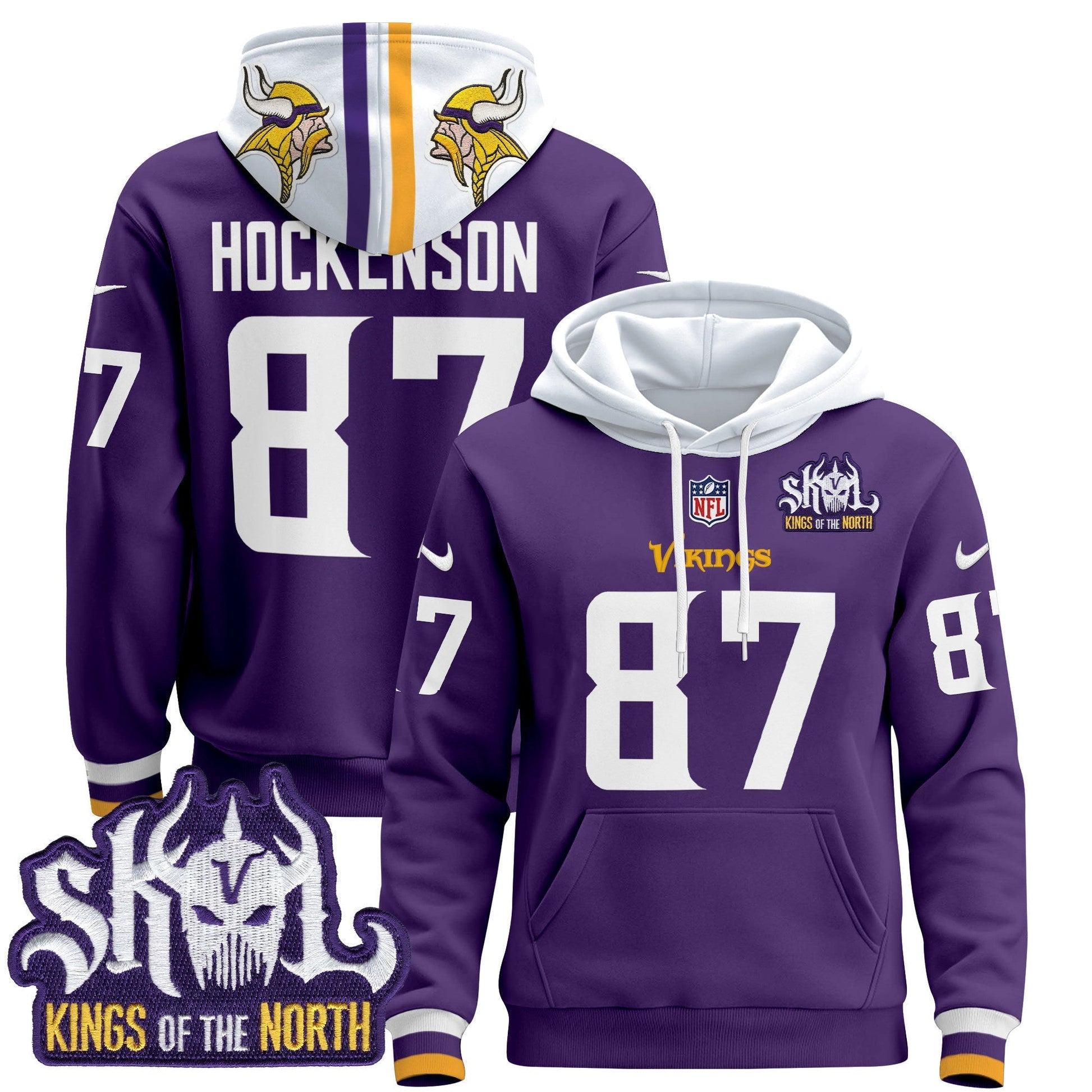 Men's Minnesota Vikings 2025 Pullover Hoodie - All Stitched