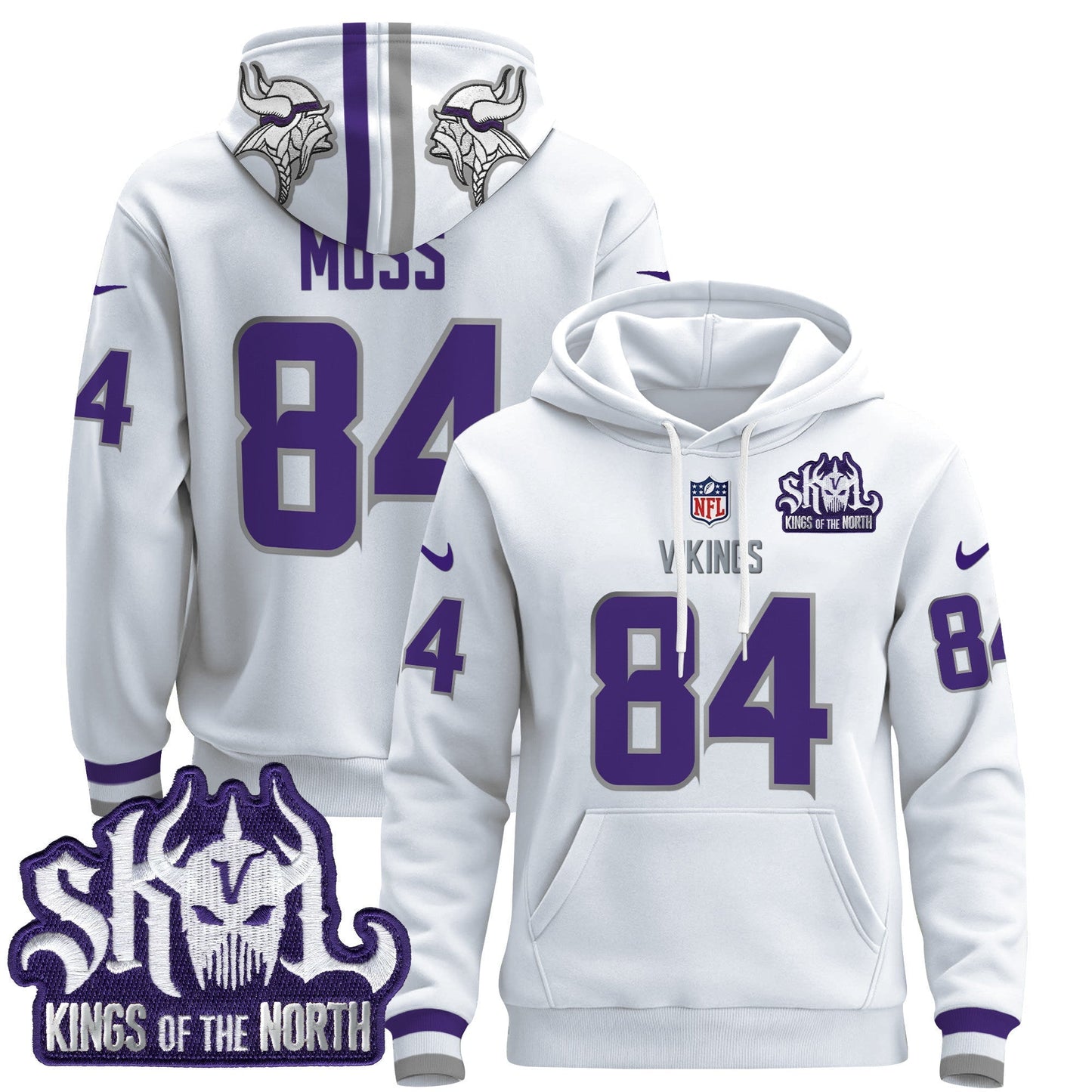 Men's Minnesota Vikings 2025 Pullover Hoodie - All Stitched