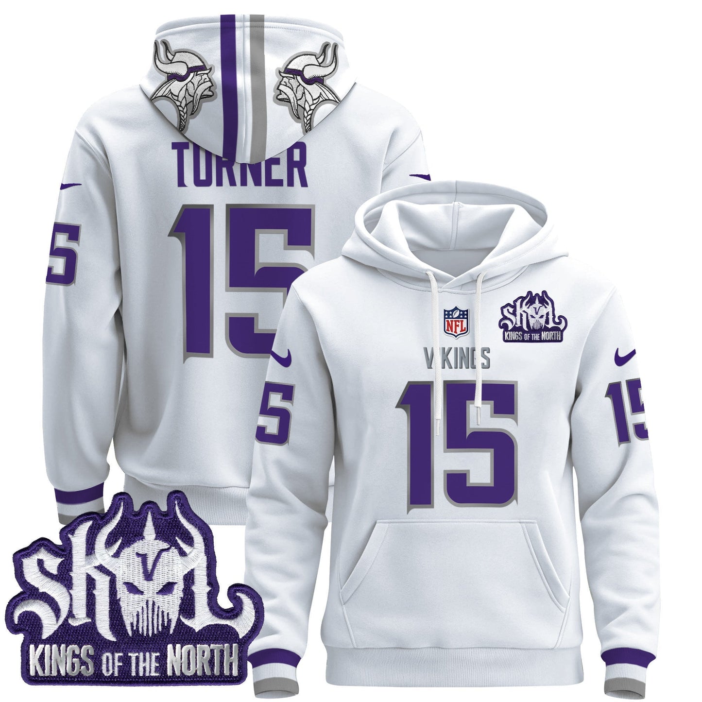 Men's Minnesota Vikings 2025 Pullover Hoodie - All Stitched