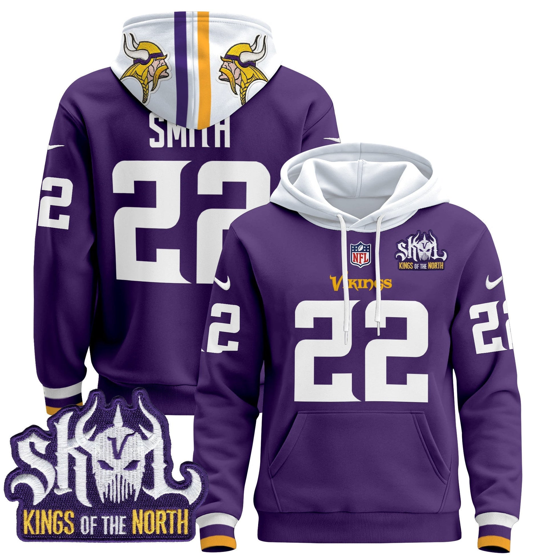 Men's Minnesota Vikings 2025 Pullover Hoodie - All Stitched
