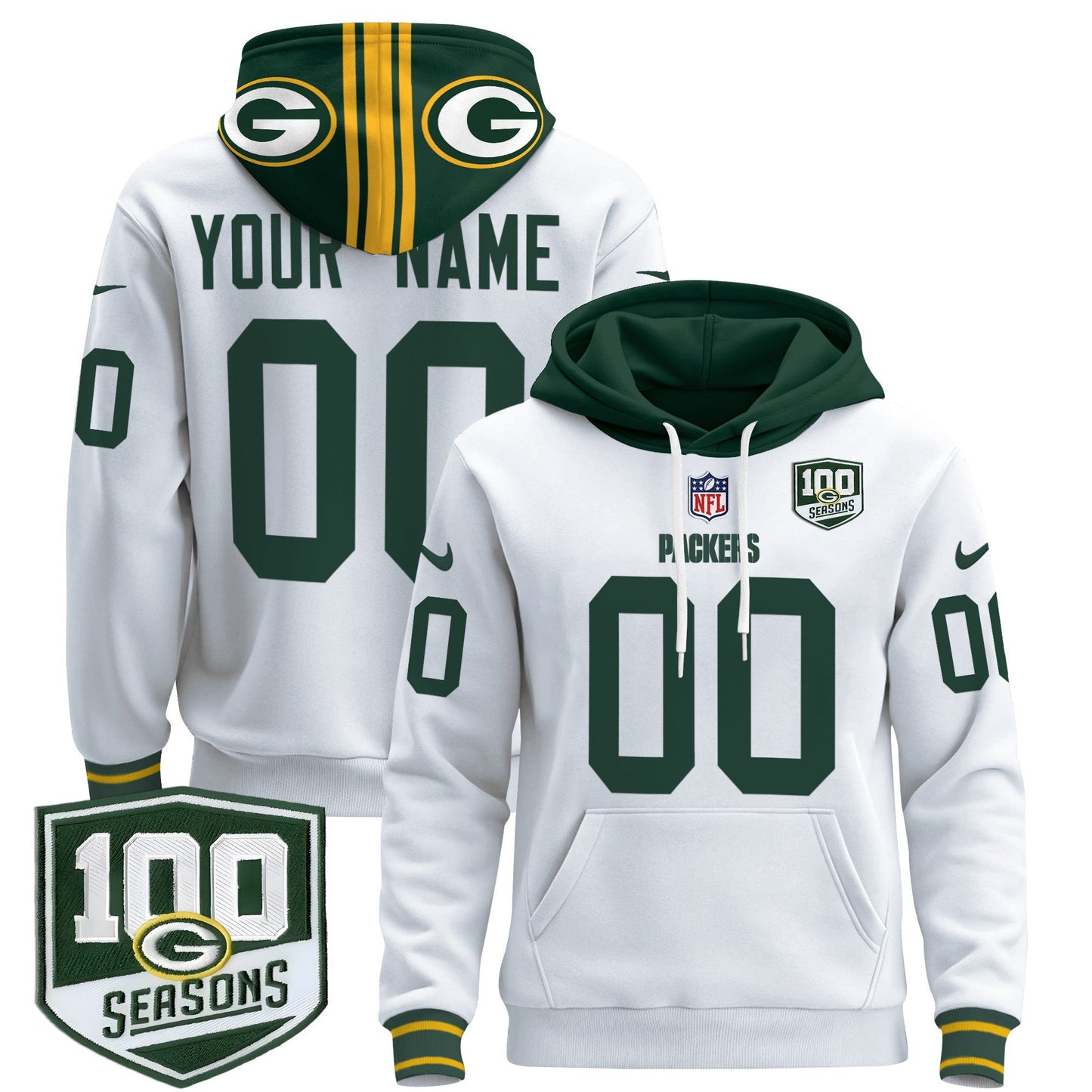 GB Throwback 2024 Custom Pullover Hoodie