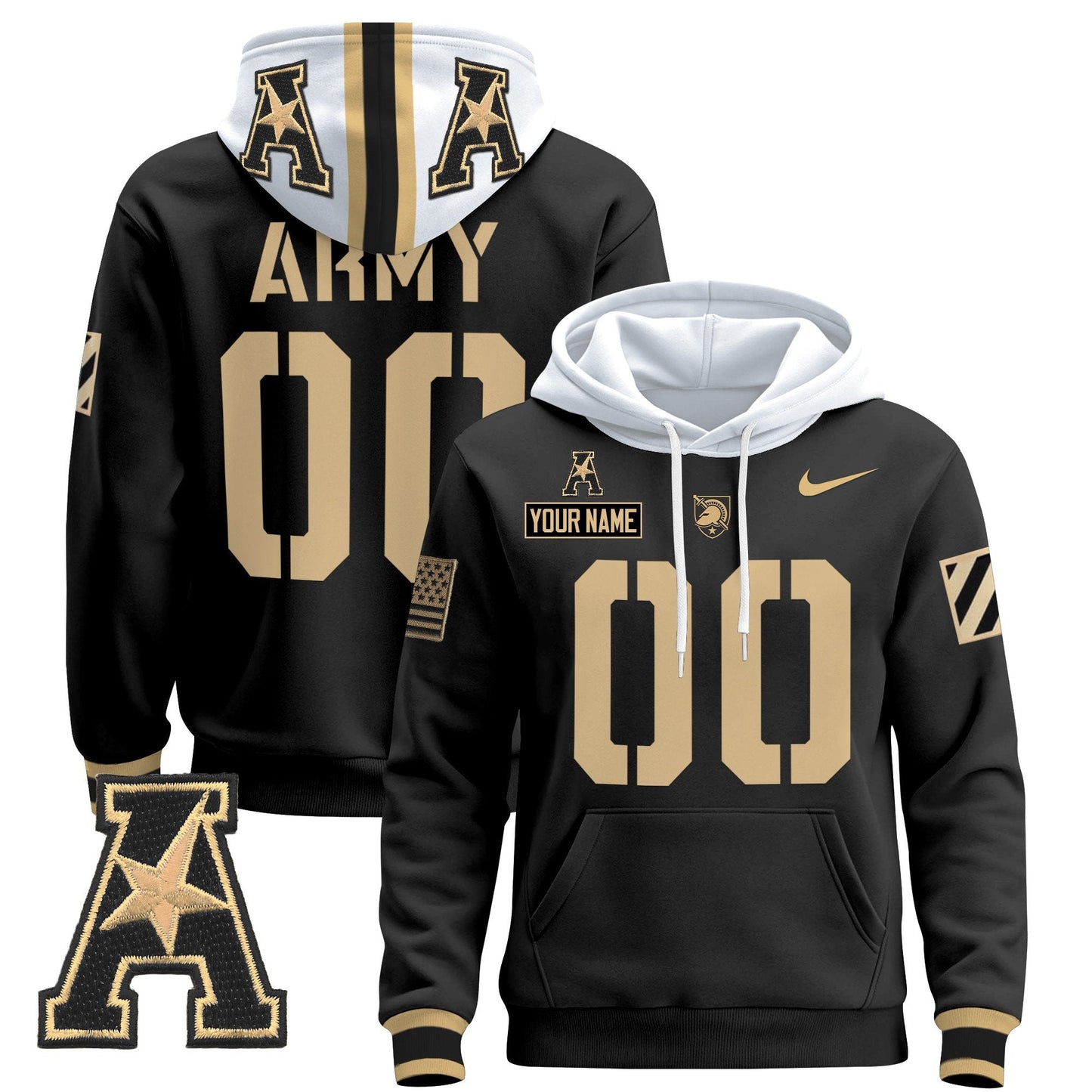 Army Black Knights 2024 Custom Pullover Hoodie