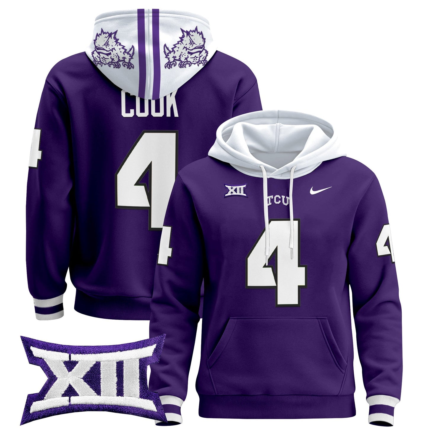 TCU Horned Frogs 2024 Pullover Hoodie