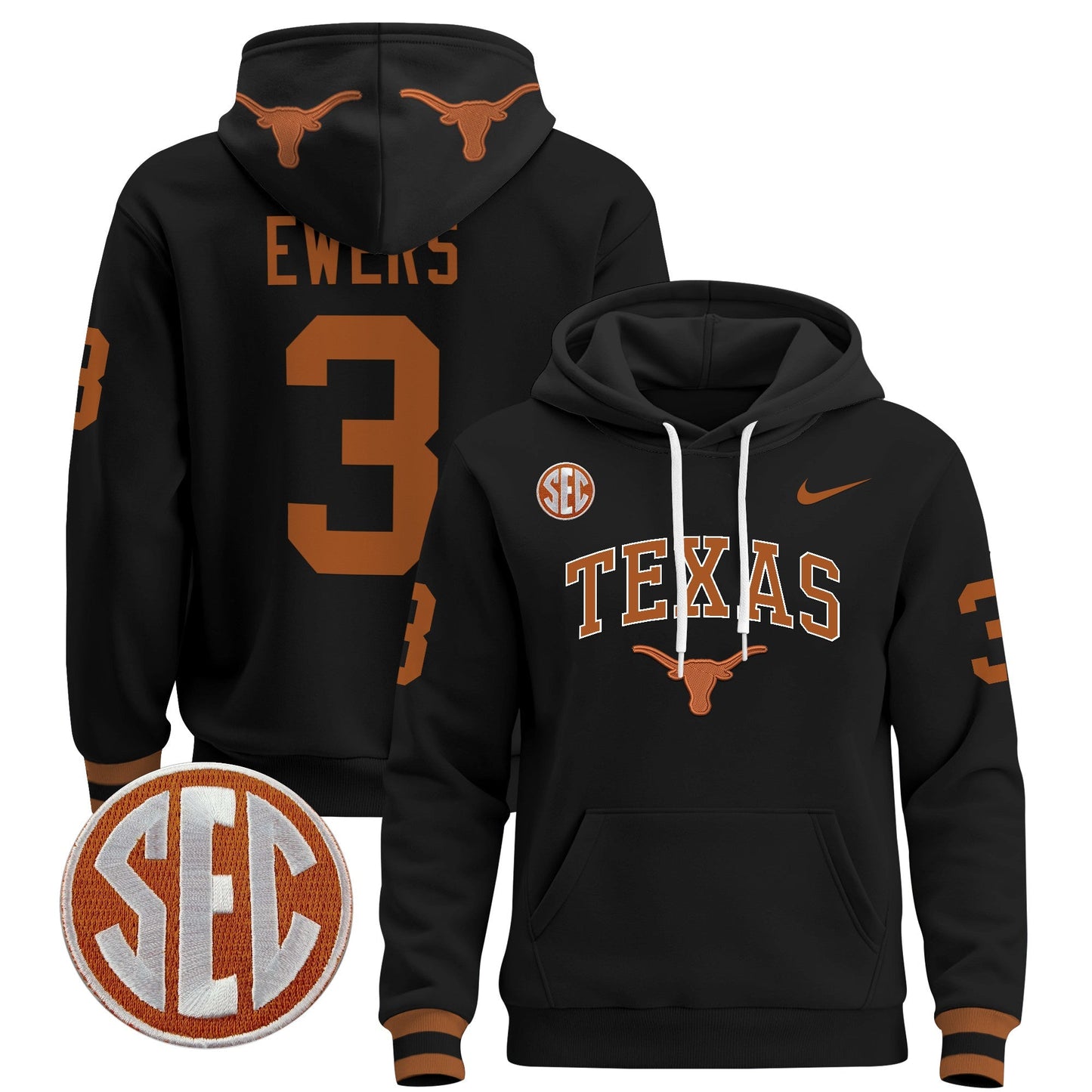 TEX 2024 Pullover Hoodie V3 - All Stitched