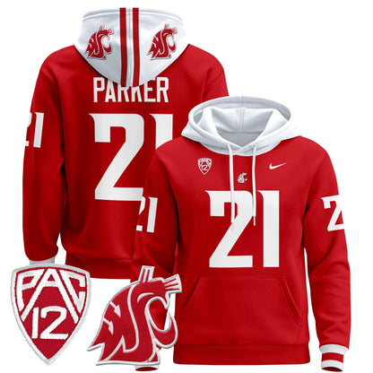 Men's Washington State Cougars 2024 Pullover Hoodie - All Stitched