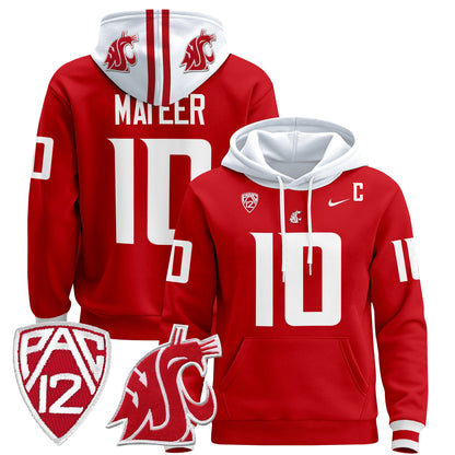 Men's Washington State Cougars 2024 Pullover Hoodie - All Stitched