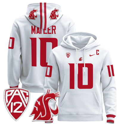 Men's Washington State Cougars 2024 Pullover Hoodie - All Stitched