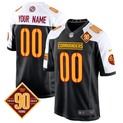 WAS 90th Anniversary Patch Game Custom Jersey - All Stitched