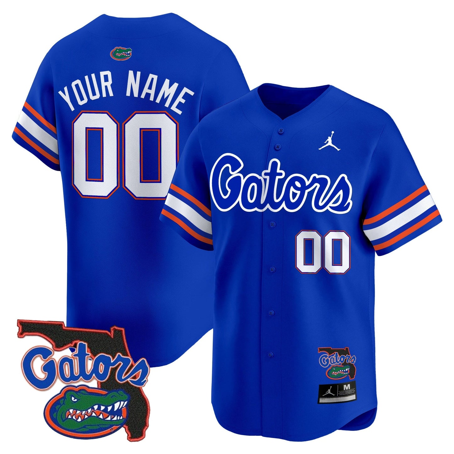 UF 2024 Florida Patch Vapor Baseball Custom Jersey - All Stitched