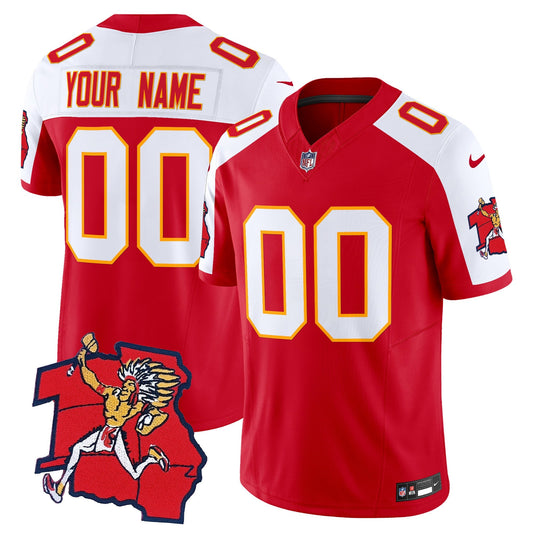 Chiefs 1963 Throwback Vapor Limited Custom Jersey - All Stitched