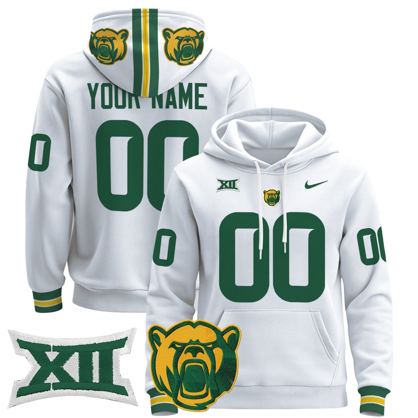 Baylor Bears 2024 Custom Pullover Hoodie