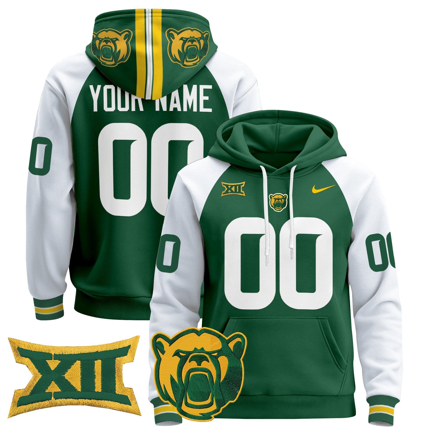 Baylor Bears 2024 Custom Pullover Hoodie