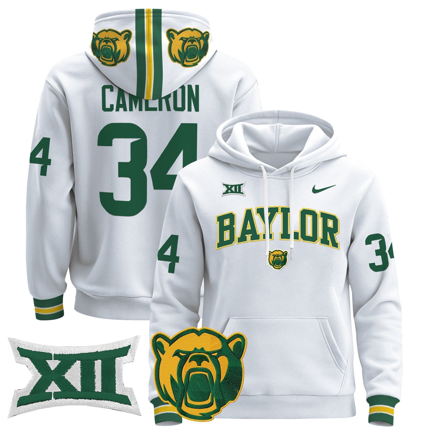 Baylor Bears 2024 Pullover Hoodie V2
