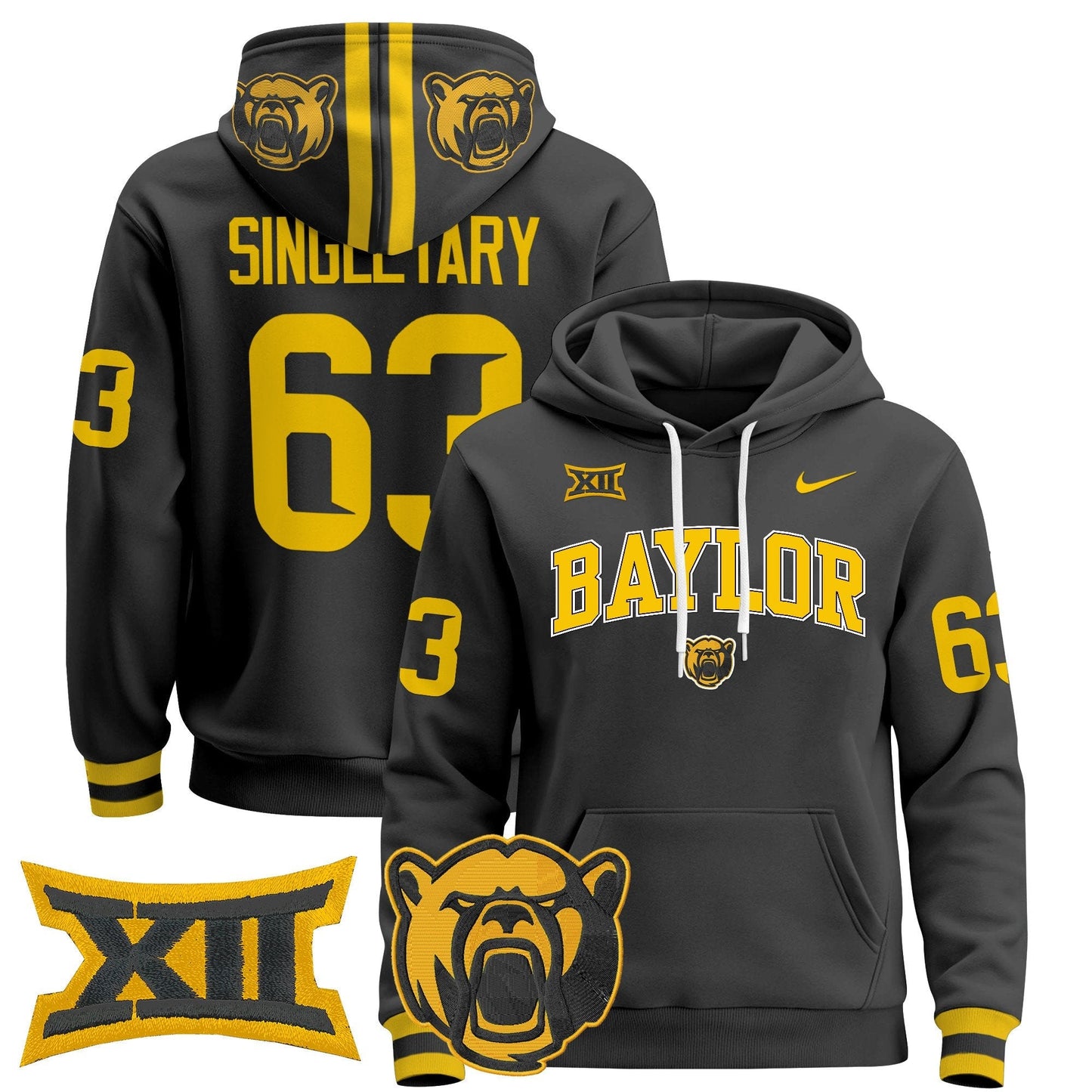 Baylor Bears 2024 Pullover Hoodie V2