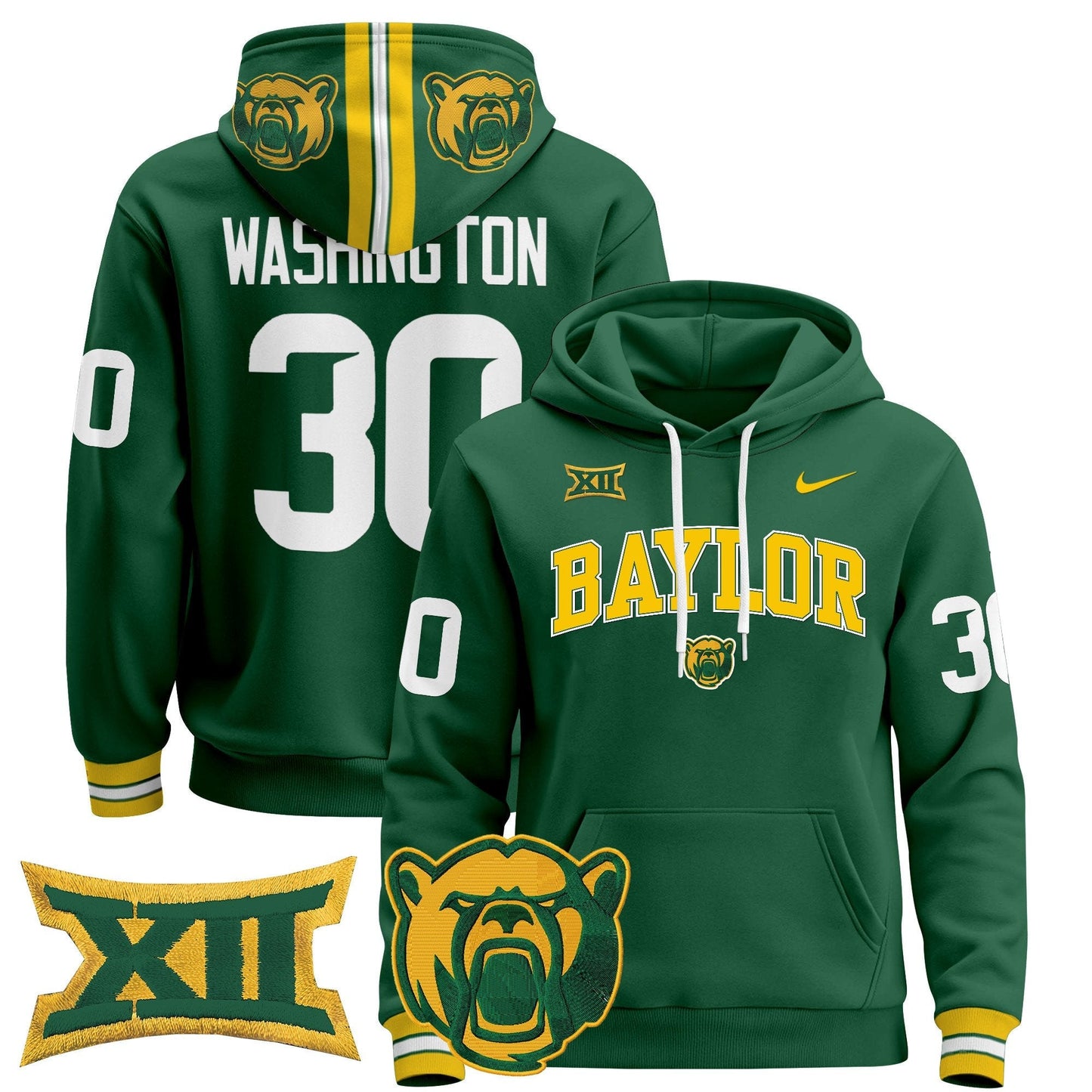 Baylor Bears 2024 Pullover Hoodie V2