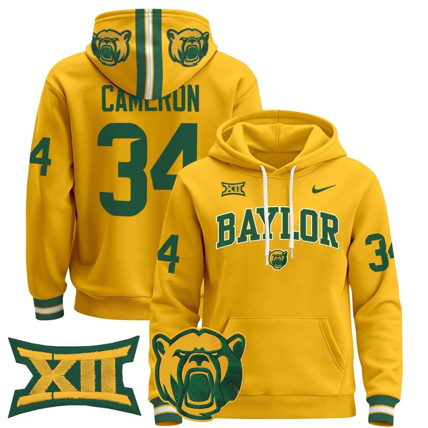 Baylor Bears 2024 Pullover Hoodie V2