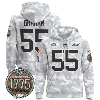 PHI 2024 Salute to Service Establishment Year Patch Pullover Hoodie