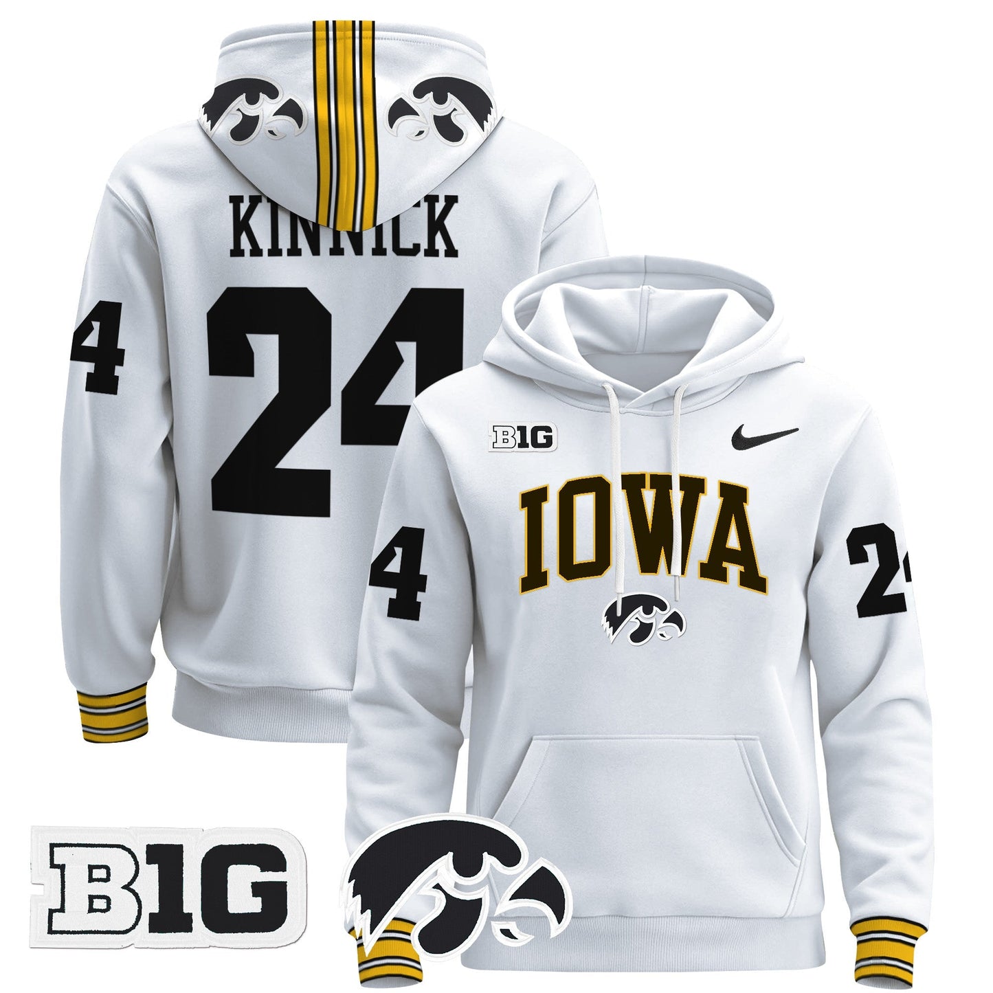 Iowa Hawkeyes 2024 Pullover Hoodie V2