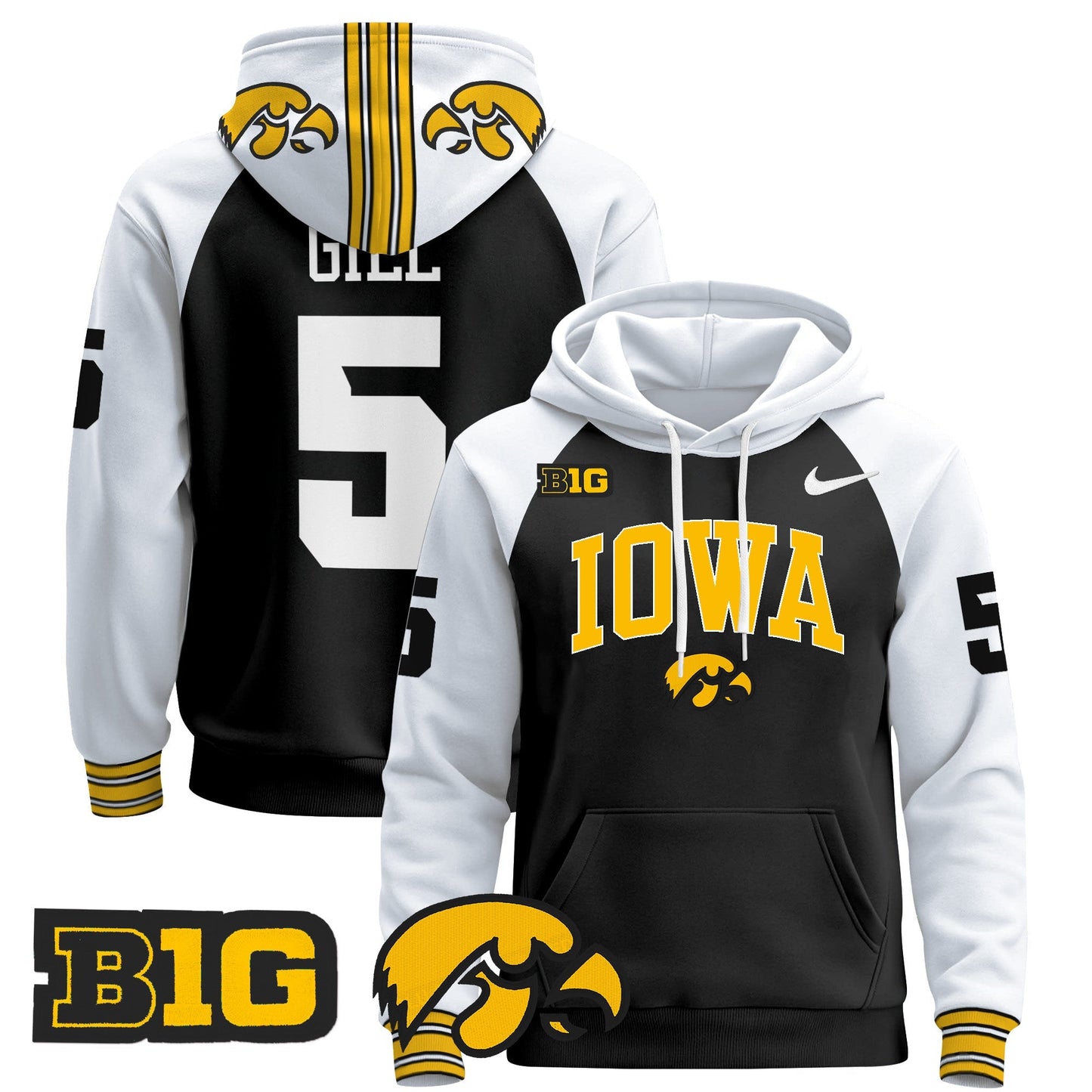 Iowa Hawkeyes 2024 Pullover Hoodie V2