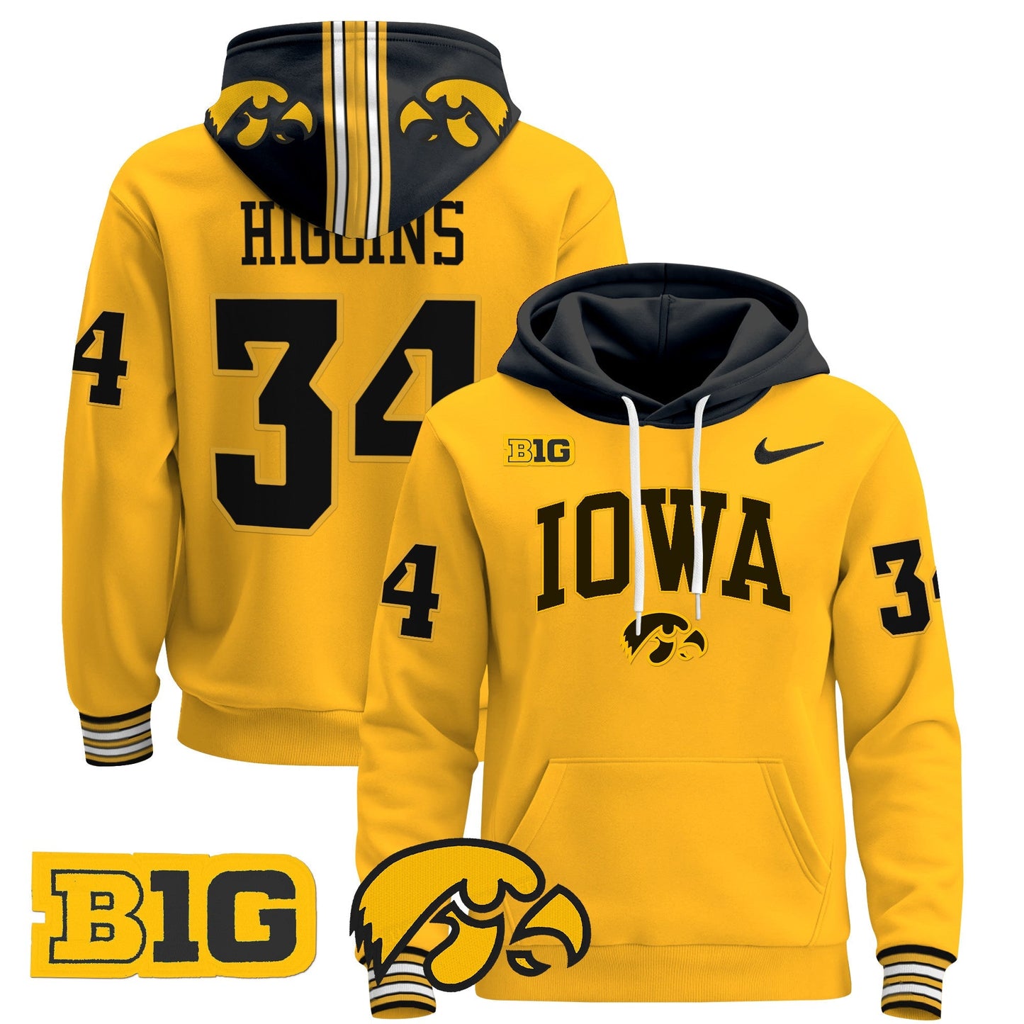 Iowa Hawkeyes 2024 Pullover Hoodie V2