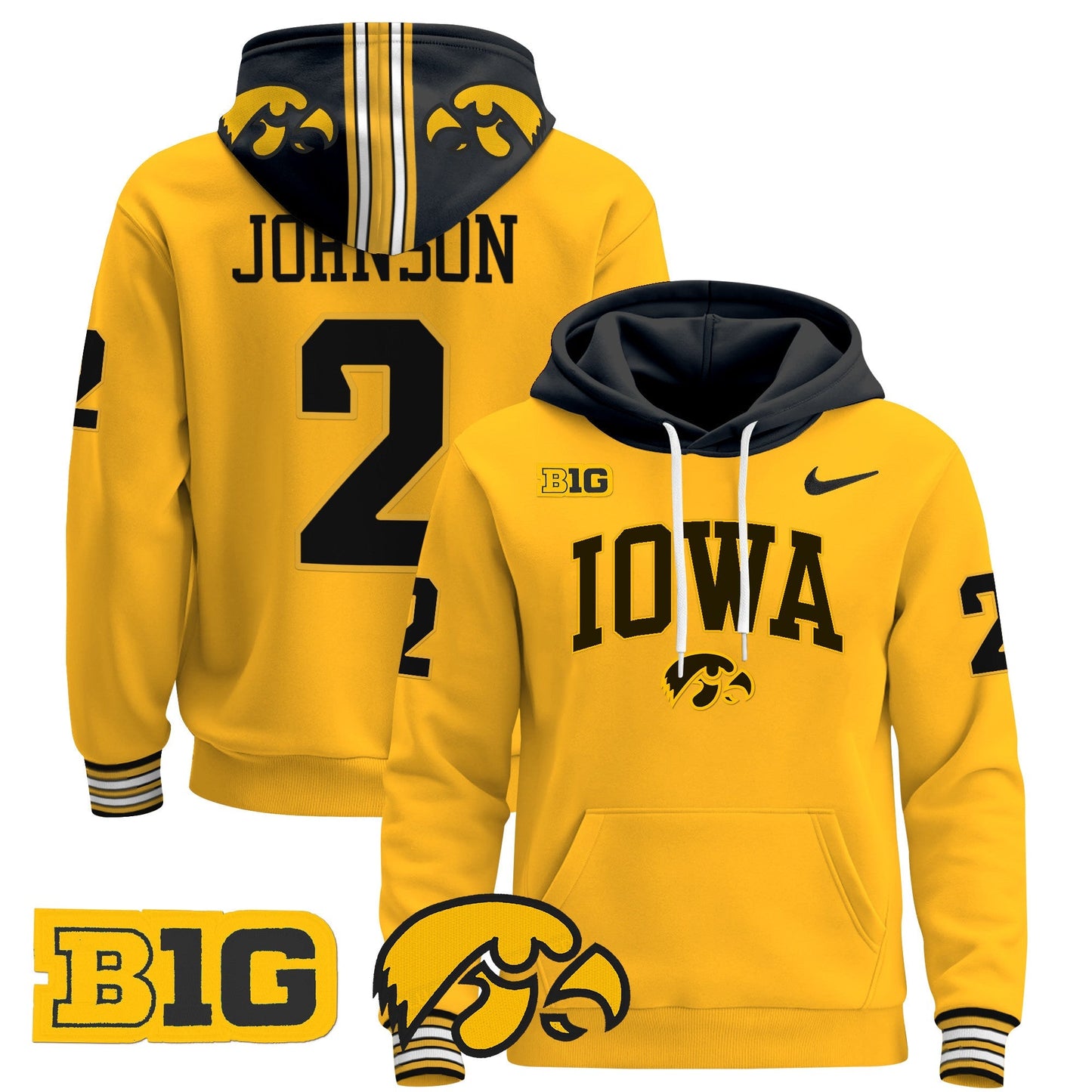 Iowa Hawkeyes 2024 Pullover Hoodie V2