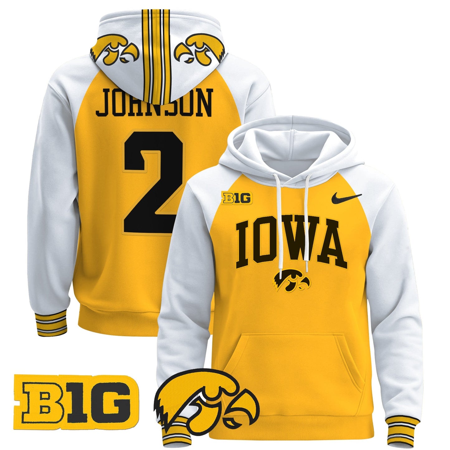 Iowa Hawkeyes 2024 Pullover Hoodie V2