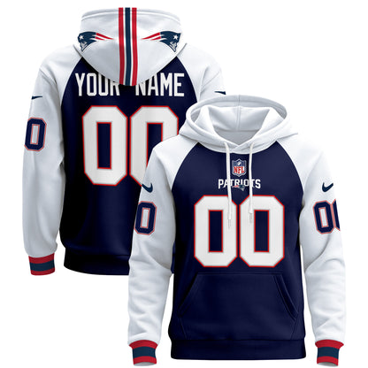 New England Patriots 2024 Custom Pullover Hoodie - All Stitched