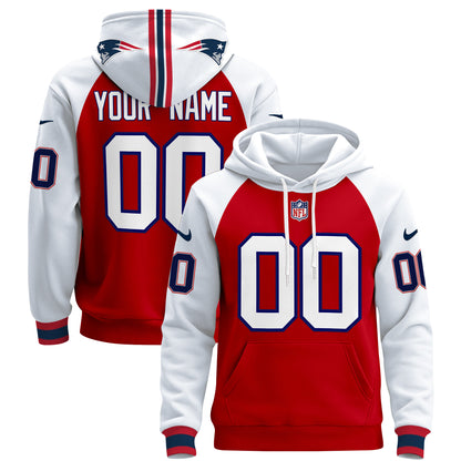 New England Patriots 2024 Custom Pullover Hoodie - All Stitched