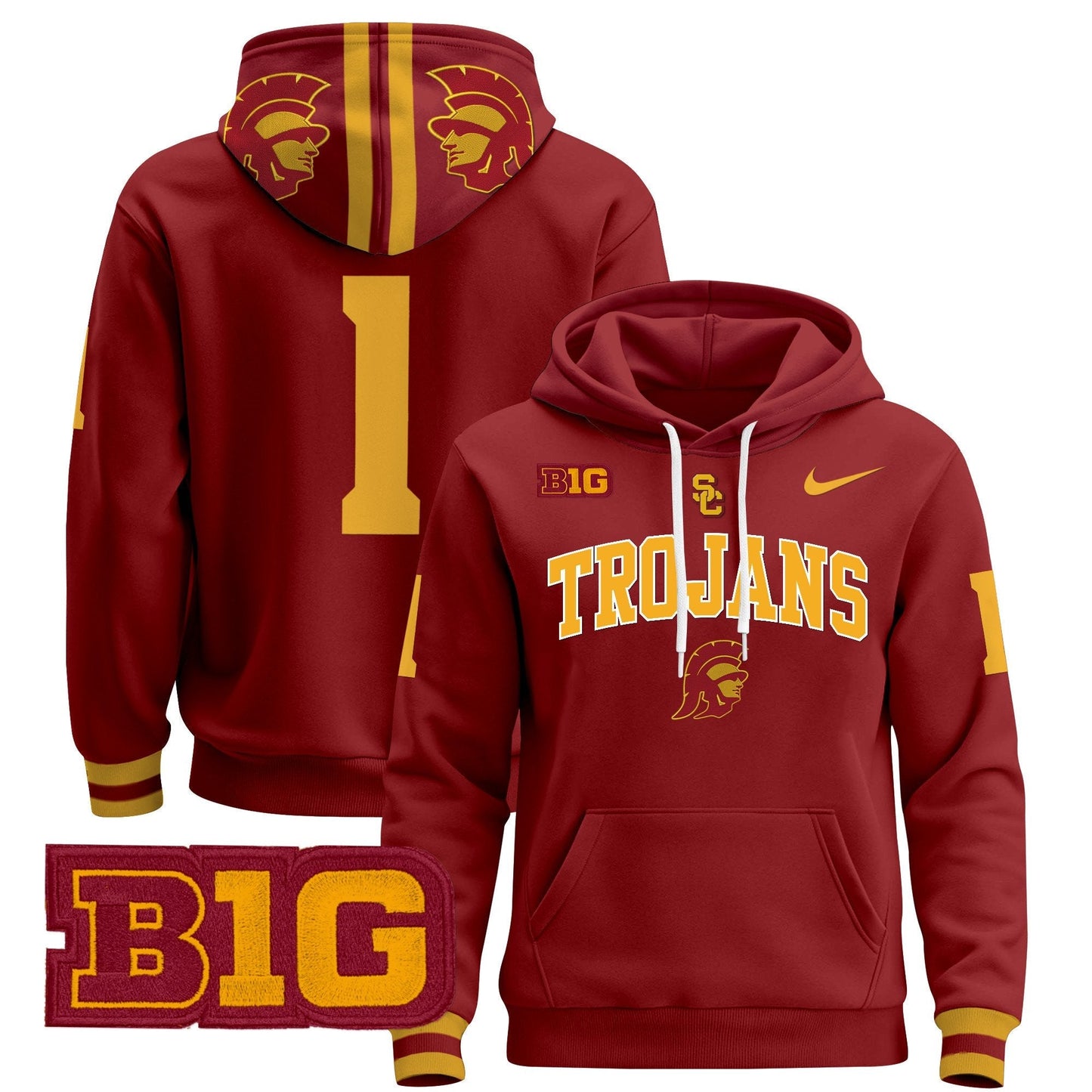 USC Trojans 2024 Pullover Hoodie V2