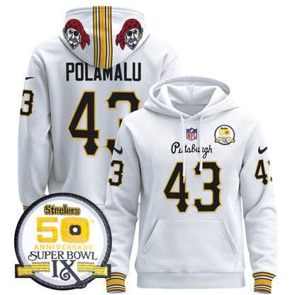 Men's Pittsburgh Steelers 2024 Pullover Hoodie V3 - All Stitched