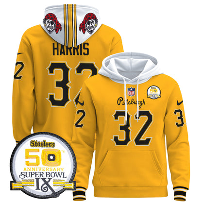 Men's Pittsburgh Steelers 2024 Pullover Hoodie V3 - All Stitched