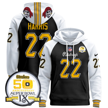 Men's Pittsburgh Steelers 2024 Pullover Hoodie V3 - All Stitched