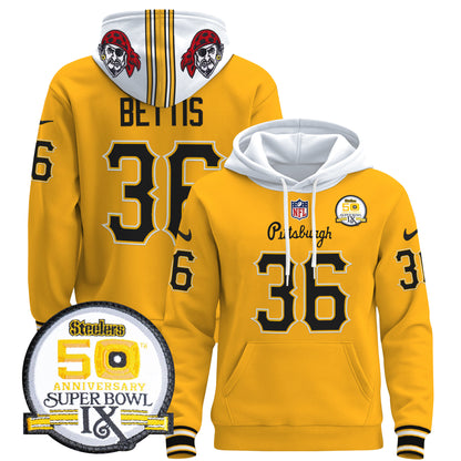 Men's Pittsburgh Steelers 2024 Pullover Hoodie V3 - All Stitched