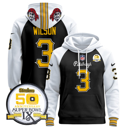 Men's Pittsburgh Steelers 2024 Pullover Hoodie V3 - All Stitched