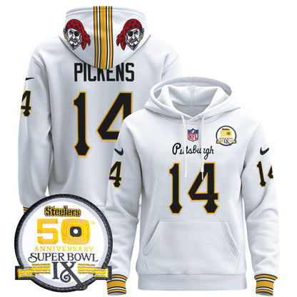Men's Pittsburgh Steelers 2024 Pullover Hoodie V3 - All Stitched