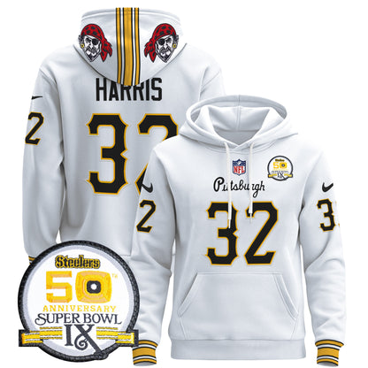 Men's Pittsburgh Steelers 2024 Pullover Hoodie V3 - All Stitched