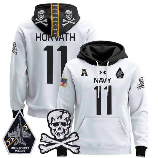 Navy Midshipmen 2024 Pullover Hoodie V2